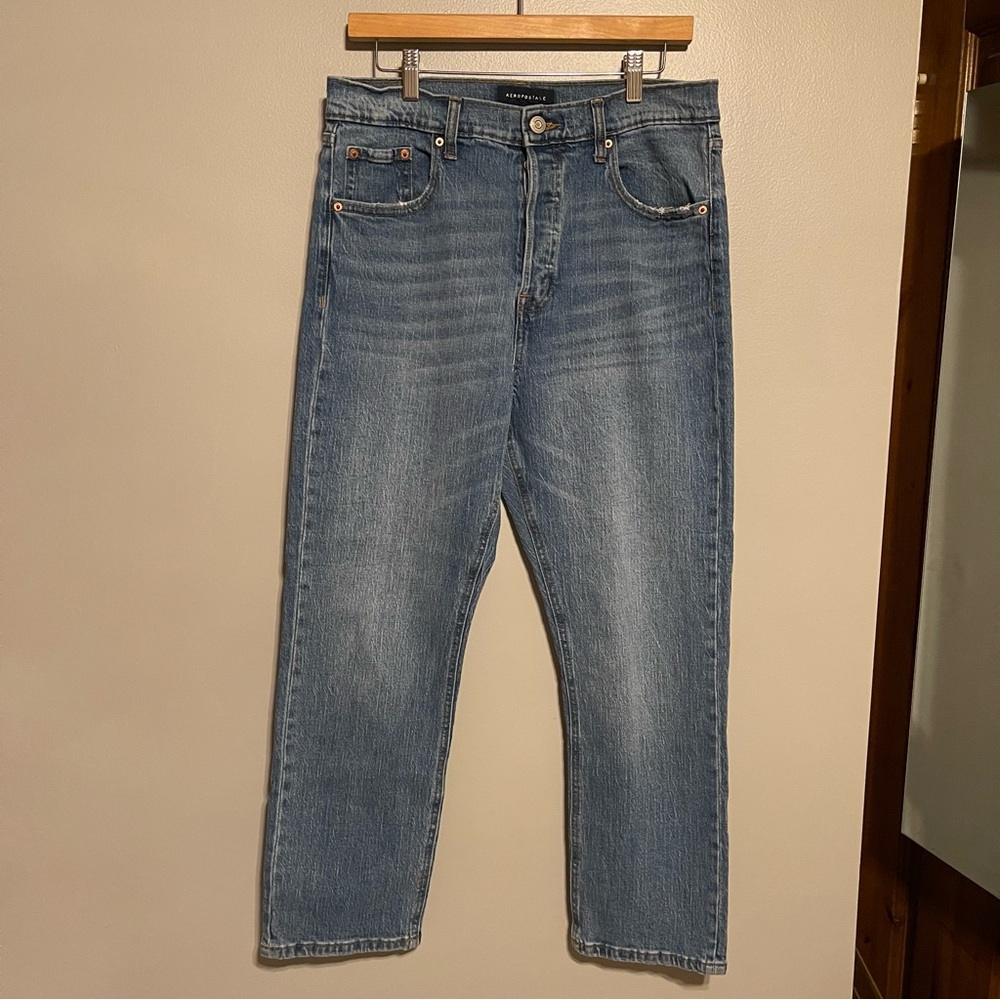 Aeropostale 90’s Super High Rise Straight Jeans